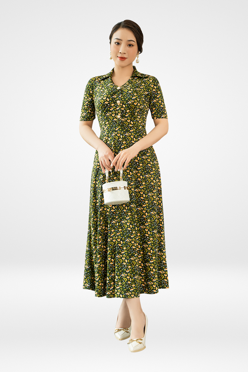 Đầm linen đầm sơ mi vintage đầm suông sọc | Thời trang thiết kế Hity – Hity  - lifestyle your way