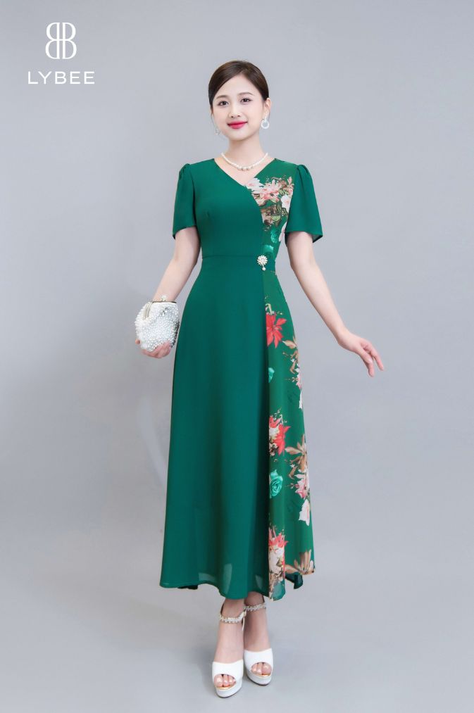 Váy Đầm Tuổi 40: Peplum Che Khuyết Điểm Hoàn Hảo - Ngọc Bích Fashion